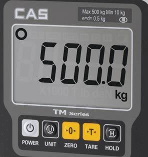 CAS TM Series Digital Dynamometer Display and Keypad