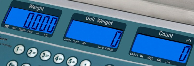 Intelligent Weighing IDC Counting Scale Displays