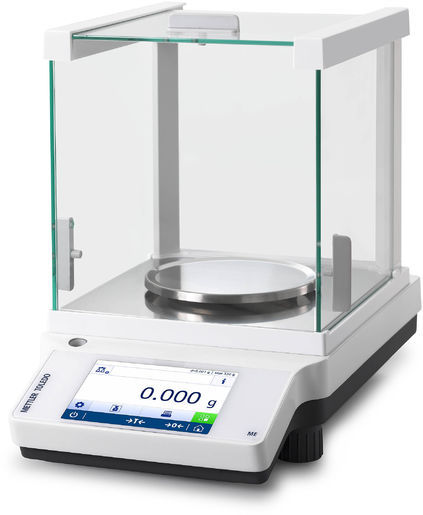 Mettler Toledo ME-TE Precision balance with draft shield