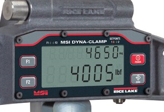 MSI Dynaclamp Wire Rope Tension Scale Display