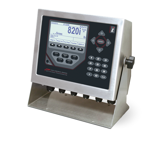 Rice Lake 820i Digital Weight Indicator turnes left