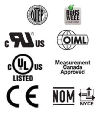 Rice Lake 920i Programmable Digital Weight Indicator Approvals