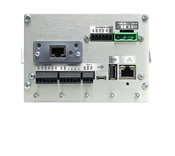 Rice Lake Weighing Systems 880 Performance Series Indicator and Controller back of panel mount