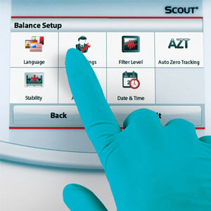 ohaus scout stx touchscreen