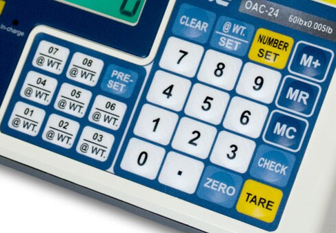 UWE OAC Series Counting Scales Keypad