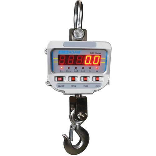 Optima Scale Digital Portable Industrial Hanging LED Crane Scale, 500 Lb  Capacity, With Remote Control