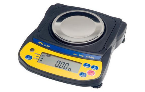 A&D Weighing Newton EJ-1202 Precision Portable Scale, 1200 g x 0.01 g -  Scales Plus