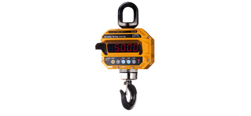 Optima Scale Digital Portable Industrial Hanging LCD Crane Scale, 500 Lb  Capacity, With Remote Control