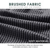 Grey Jacquard Polyester Spandex Fabric Box Cushion Armchair Slipcover