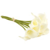 8 pcs Artificial Calla Lily Real Touch Flower for Bride Wedding Home Decoration