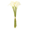 8 pcs Artificial Calla Lily Real Touch Flower for Bride Wedding Home Decoration