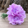 Purple Artificial Dahlia Flower Bouquet