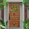 20" Mixed Artificial Flower Wreath For Home Decoration