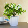 Artificial  Greenery in White Pot-6216