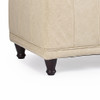 Aqua 42 Inches Large Modern Elegant Leather Rectangle Storage Ottoman(Beige)