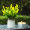  Artificial Lavender Floral Arrangement in Pot(Yellow)
