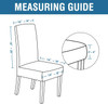 Soft Thick Solid Velvet Fabric Stretchy Universal Dining Chair Slipcovers (Taupe)