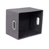 Large Collapsible Storage Bins with Cover（Dark Grey）