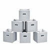 Fabric Storage Bins With Handles (Set of 6)
