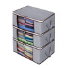  Non Woven Fabric Foldable Storage Underbed Clothes Cover Bag(Set of 3)