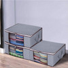  Non Woven Fabric Foldable Storage Underbed Clothes Cover Bag(Set of 3)