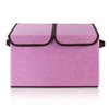 Collapsible Storage Bins with Cover(Pink)