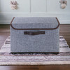  Storage Bins with Lids, Fabric Storage Boxes for Clothing, Closet Organizers