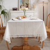 High Quality Washable Wrinkle Free Tablecloth with Tassel 