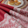 Quality Washable Cotton Linen Wrinkle Free Tablecloth with Tassel 