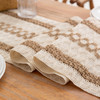 Farmhouse Rustic Table Runner for Summer Home Decor with Tassels 