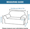Ultra Soft Thick Stretch Velvet Fabric Loveseat Slipcover for 2 Cushion Couch Covers (Grey)