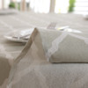 54"x 80" Diamond Pattern Natural Simple 100% Cotton and Linen Rectangle Tablecloth