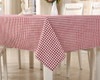 54"x 80" Red Pattern Natural Simple  Rectangle 100% Cotton and Linen Tablecloth