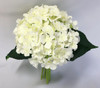 Hydrangea Bouquet with Glass Vase for Home Wedding Decoration
