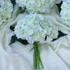 Cream Artificial Hydrangea Flower Bouquets Set of 3
