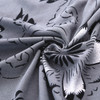  Grey Elegant Polyester and Spandex Stretch Washable Box Cushion Armchair Slipcover