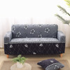 Grey Elegant Polyester and Spandex Stretch Washable Box Cushion Loveseat Slipcover