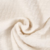 Ivory  Seersucker Jacquard Polyester Spandex Fabric Stretch Dining Slipcovers Removable Washable Anti-Dirty Fitted Furniture Protector Set of 4 