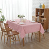54"x 72 " Pink Love Rectangle Cotton and Linen Tablecloth Decorative Table Top Cover