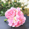 Pink Artificial Peony and  Hydrangea Mixed Floral Arrangement set of 2