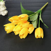 Artificial Yellow Tulip Silk Flower Arrangement set of 2