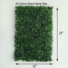 12 Panels 33 Sq ft. Artificial Boxwood Hedge Faux Foliage Greenery Backdrop Grass Wall for Wedding Home Garden Party