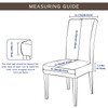 Dark Blue Ultra Soft Stretch Fabric Dining Chair Slipcovers Removable  Anti-Dirty Fitted Furniture Protector Set of 4 