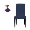 Dark Blue Ultra Soft Stretch Fabric Dining Chair Slipcovers Removable  Anti-Dirty Fitted Furniture Protector Set of 4 