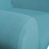 Steel Blue Ultra Soft Stretch Fabric Loveseat Slipcovers Removable  Anti-Dirty Fitted Furniture Protector