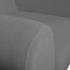 Grey Ultra Soft Stretch Fabric Loveseat Slipcovers Removable  Anti-Dirty Fitted Furniture Protector