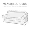 Ivory White Ultra Soft Stretch Fabric Sofa Slipcovers Removable  Anti-Dirty Fitted Furniture Protector