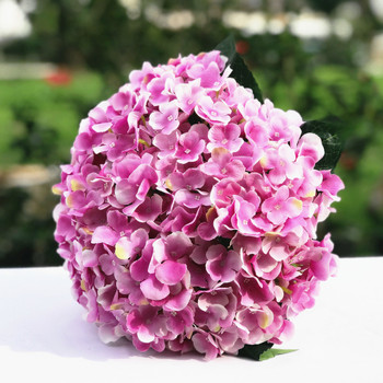Lavender Purple Artificial Hydrangea Flower Bouquets Set of 3