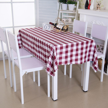54"x 72" Wine Red Polyester Rectangle Tablecloth