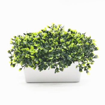 Artificial  Boxwood Grass in  Decorative Vase